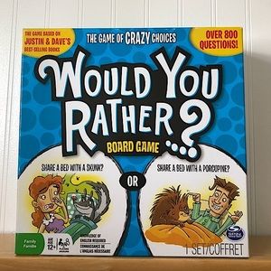 Would You Rather? Family Board Game 2014 Ed. EUC Spin Master